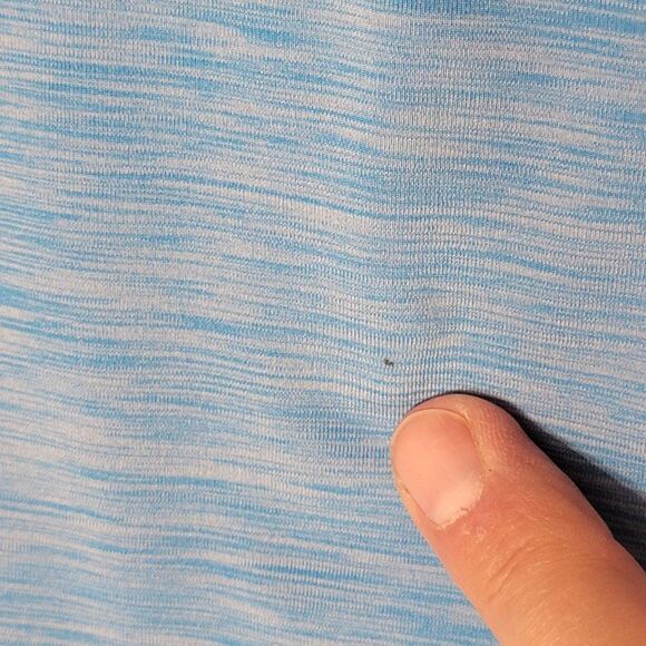 FootJoy FJ Polo Shirt Mens XL Blue Performance Short Sleeve Golfer Logo Outdoor - Picture 6 of 11